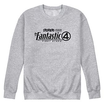 Men's Marvel The Fantastic Four First Steps Logo Crew Fleece Sweatshirt