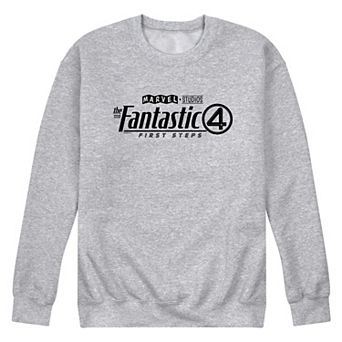 Men's Marvel The Fantastic Four First Steps Logo Crew Fleece Sweatshirt
