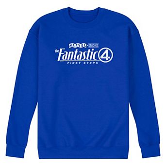 Men's Marvel The Fantastic Four First Steps Logo Crew Fleece Sweatshirt