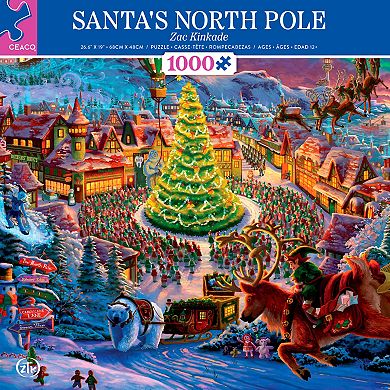 Ceaco Santa's North Pole 1000-pc. Jigsaw Puzzle
