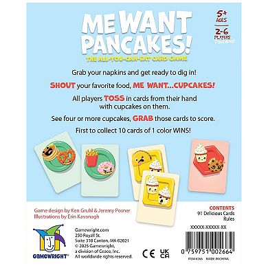 Ceaco Me Want Pancakes Card Game