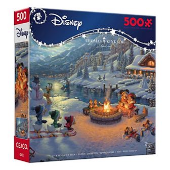 Ceaco Disney Thomas Kinkade Studios Holiday Campfire 500 pc Jigsaw Puzzle