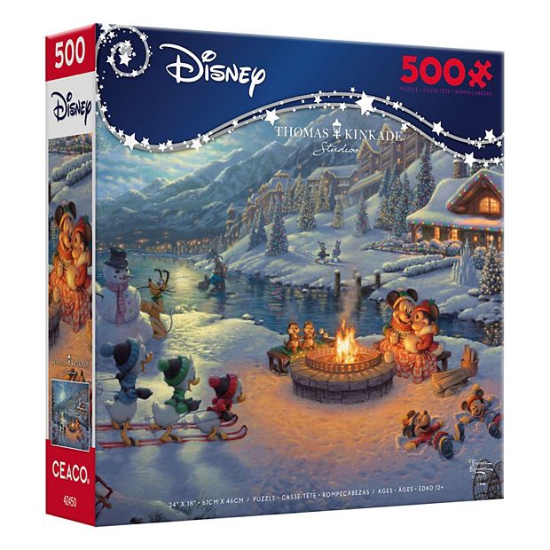 Ceaco Disney Thomas Kinkade Studios Holiday Campfire 500-pc