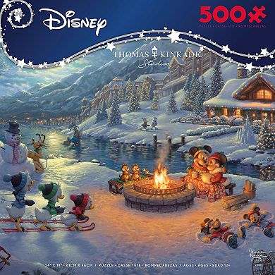 Ceaco Disney's Thomas Kinkade Holiday Campfire 500-pc. Jigsaw Puzzle