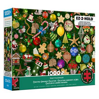 Ceaco Christmas Ornament Collection Large Piece 1000 pc Jigsaw Puzzle