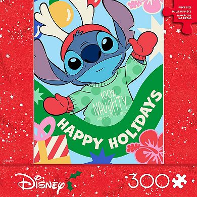 Ceaco Disney Stitch Happy Holidays 300-pc. Jigsaw Puzzle