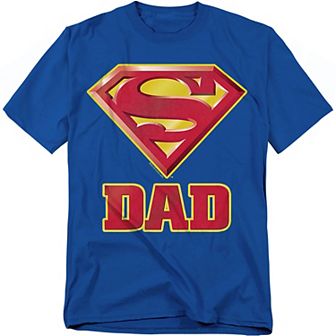 Big & Tall DC Comics Superman Logo Dad Graphic Tee