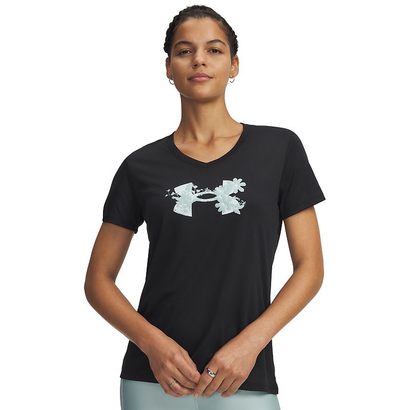 Women's Under Armour Tech™ Graphic V-Neck Short Sleeve Tee, 