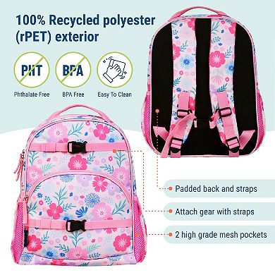 Pink Floral ECO rPET Next Gen Backpack - 15 Inch / 12L
