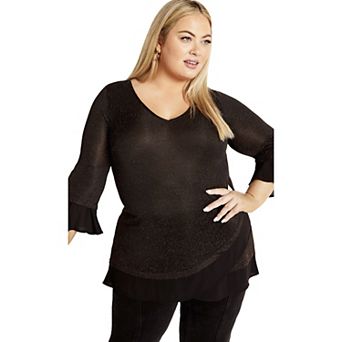 Avenue Women's Plus Size Ella Tunic
