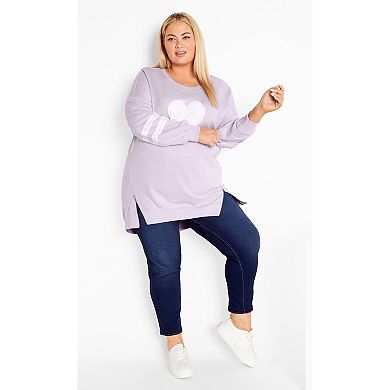 Avenue Women's Plus Size Love Me Sweater
