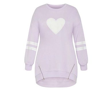 Avenue Women's Plus Size Love Me Sweater