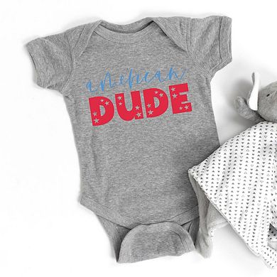 American Dude Pastel Baby Bodysuit