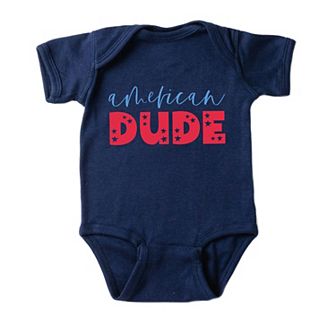 American Dude Pastel Baby Bodysuit
