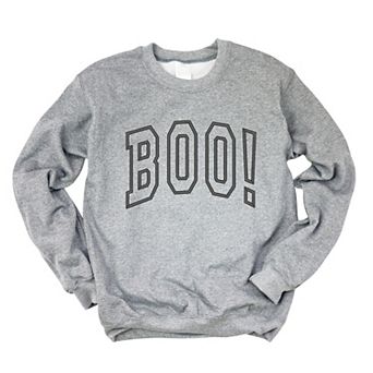 Embroidered Boo Arched - Women's Graphic Sweatshirt
