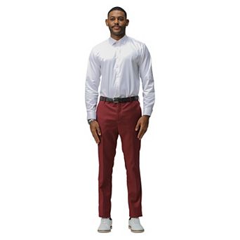 Men's Skinny-Fit Dress Pants Flat Front, Open Hem