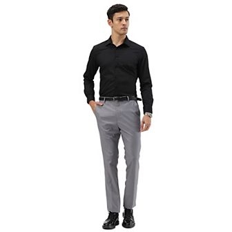 Men's Skinny-Fit Dress Pants Flat Front, Open Hem