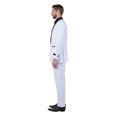 Men's 2pc Slim-Fit Tuxedo Set w/ Satin Shawl Collar