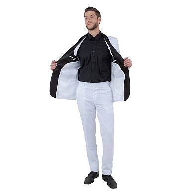 Men's 2pc Slim-Fit Tuxedo Set w/ Satin Shawl Collar