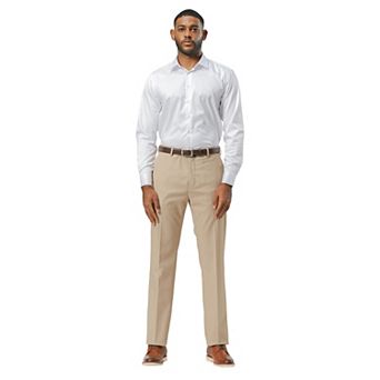 Stacy Adams Solid Dress Pants w/ Expandable Waistband