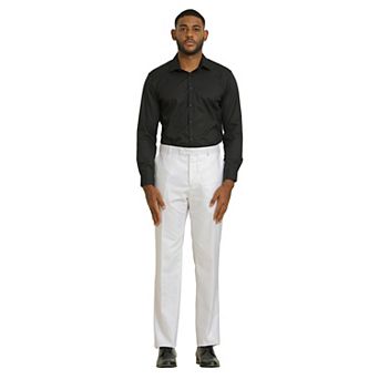 Stacy Adams Solid Dress Pants w/ Expandable Waistband