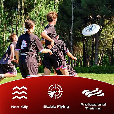 Wham-O Frisbee Official Ultimate 175g Flying Disc, 10.75 Inch, Professional Training, 1 Pack