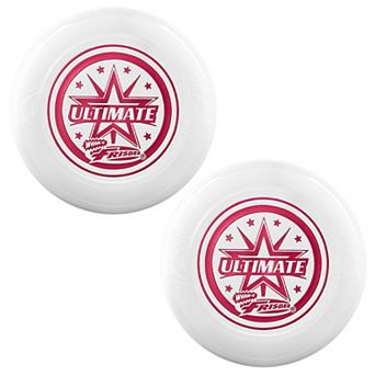 Wham-O Frisbee Official Ultimate 175g Flying Disc, 10.75 Inch, Professional Training, 2 Pack