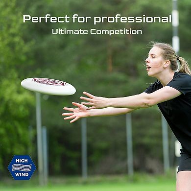 Wham-O Frisbee Official Ultimate 175g Flying Disc, 10.75 Inch, Professional Training, 2 Pack