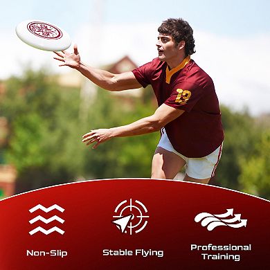 Wham-O Frisbee Official Ultimate 175g Flying Disc, 10.75 Inch, Professional Training, 2 Pack