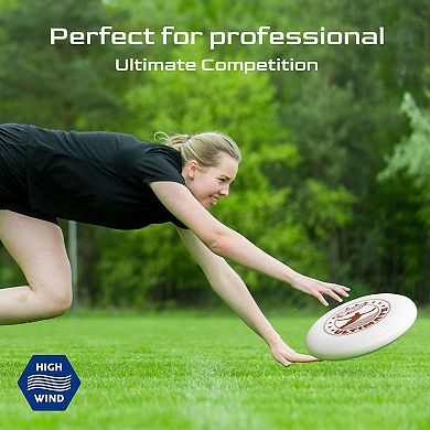 Wham-O Frisbee Official Ultimate 175g Flying Disc, 10.75 Inch, Professional Training, 2 Pack