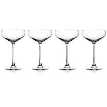 Home Essentials 4 pc Mercer Coupe Glass Set