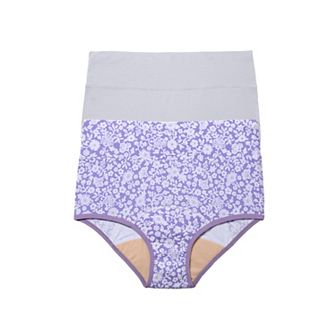 Comfort Choice Plus Size Cotton Spandex Incontinence Brief 2-Pack