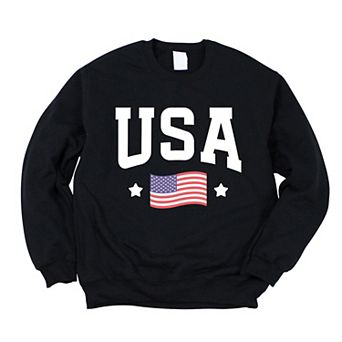 Simply Sage Market USA Arched Flag Sweatshirt