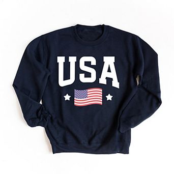 Simply Sage Market USA Arched Flag Sweatshirt