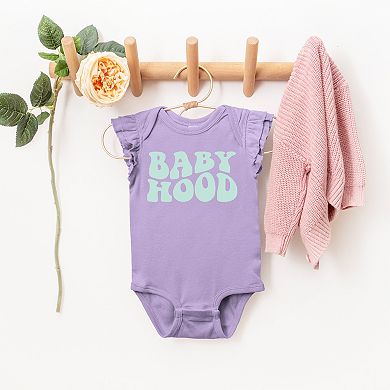 The Juniper Shop Babyhood Wavy Flutter Sleeve Bodysuit