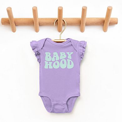 The Juniper Shop Babyhood Wavy Flutter Sleeve Bodysuit