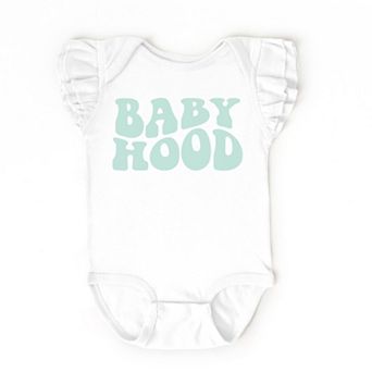 The Juniper Shop Babyhood Wavy Flutter Sleeve Bodysuit