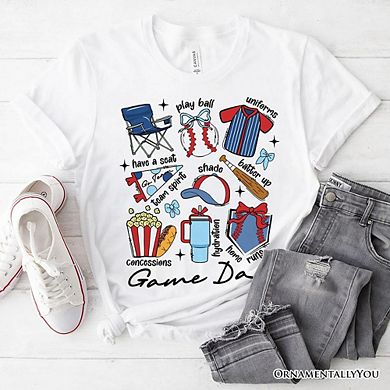 Game Day Baseball T-Shirt, Retro Stadium Tee for Sports Fans