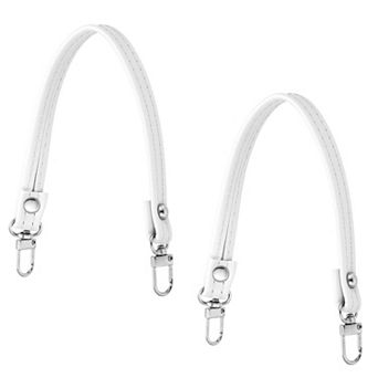 Leather Purse Handle Strap, 2 pc 10 Inch Leather Purse Strap Replacement DIY Handle Strap