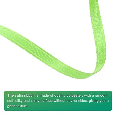 Satin Ribbon, 1/8 Inch x 100 Yards Double Face Polyester Satin Ribbon for Gift Wrapping, Crafts