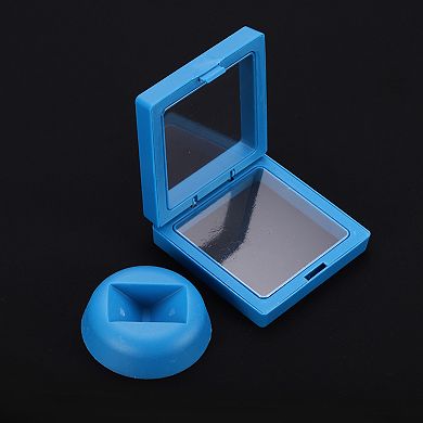 4 Pcs 3D Floating Display Case, Floating Frame Display Holder Stand, Transparent Jewelry Storage Box