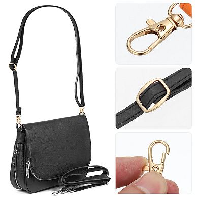 Leather Purse Handle Strap, 2 Pcs 26 Inch to 47 Inch Adjustable Length Handbag Replacement Strap