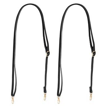 Leather Purse Handle Strap, 2 pc 26 Inch to 47 Inch Adjustable Length Handbag Replacement Strap