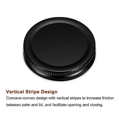 Mason Jar Lids, 70mm/2.76" Regular Mouth Tin Plate Caps Leak Proof for Canning Jars Kitchen 20Pcs