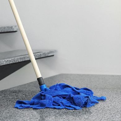 Commercial Mop Head Replacement 19 Oz 35.4" Absorbent Microfiber Wet/Dry Mop Floor Cleaning Mop Head
