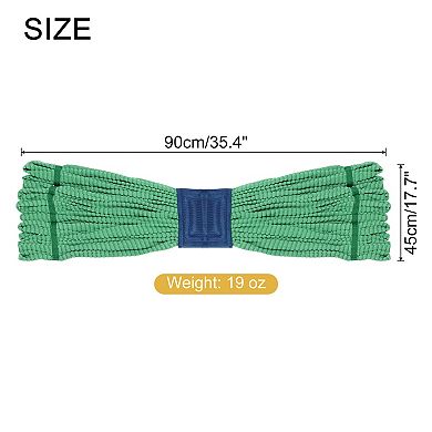 Commercial Mop Head Replacement 19 Oz 35.4" Absorbent Microfiber Wet/Dry Mop Floor Cleaning Mop Head