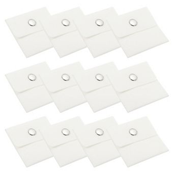 Jewelry Pouch, 12 Pack Velvet Pouches Snap Button Portable Storage Bag for Jewelry Storage