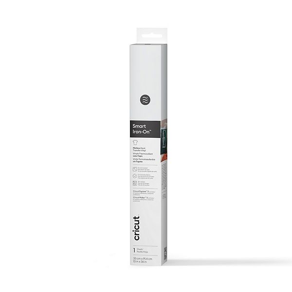 Cricut® Smart Iron-On™ 3-ft. Matless Heat Transfer White Vinyl