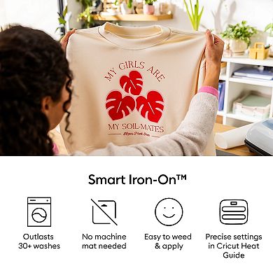 Cricut® Smart Iron-On™ 3-ft. Matless Heat Transfer White Vinyl