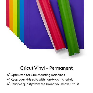 Cricut® Black Permanent Vinyl 12 in. x 48 in. Craft Material